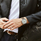 Timex Men's Brown Leather Watch, Tan Dial | Tw2r88200