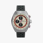 Mens Legacy Tonneau SST Taupe Dial Brown Strap Watch | TW2W93400