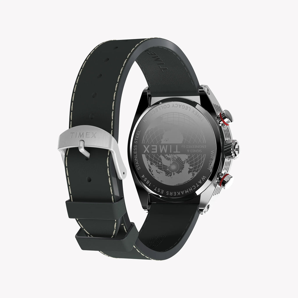 Mens Legacy Tonneau SST Taupe Dial Brown Strap Watch | TW2W93400
