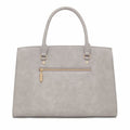 Aricia Grey Vegan Laptop Bag