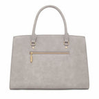 Aricia Grey Vegan Laptop Bag
