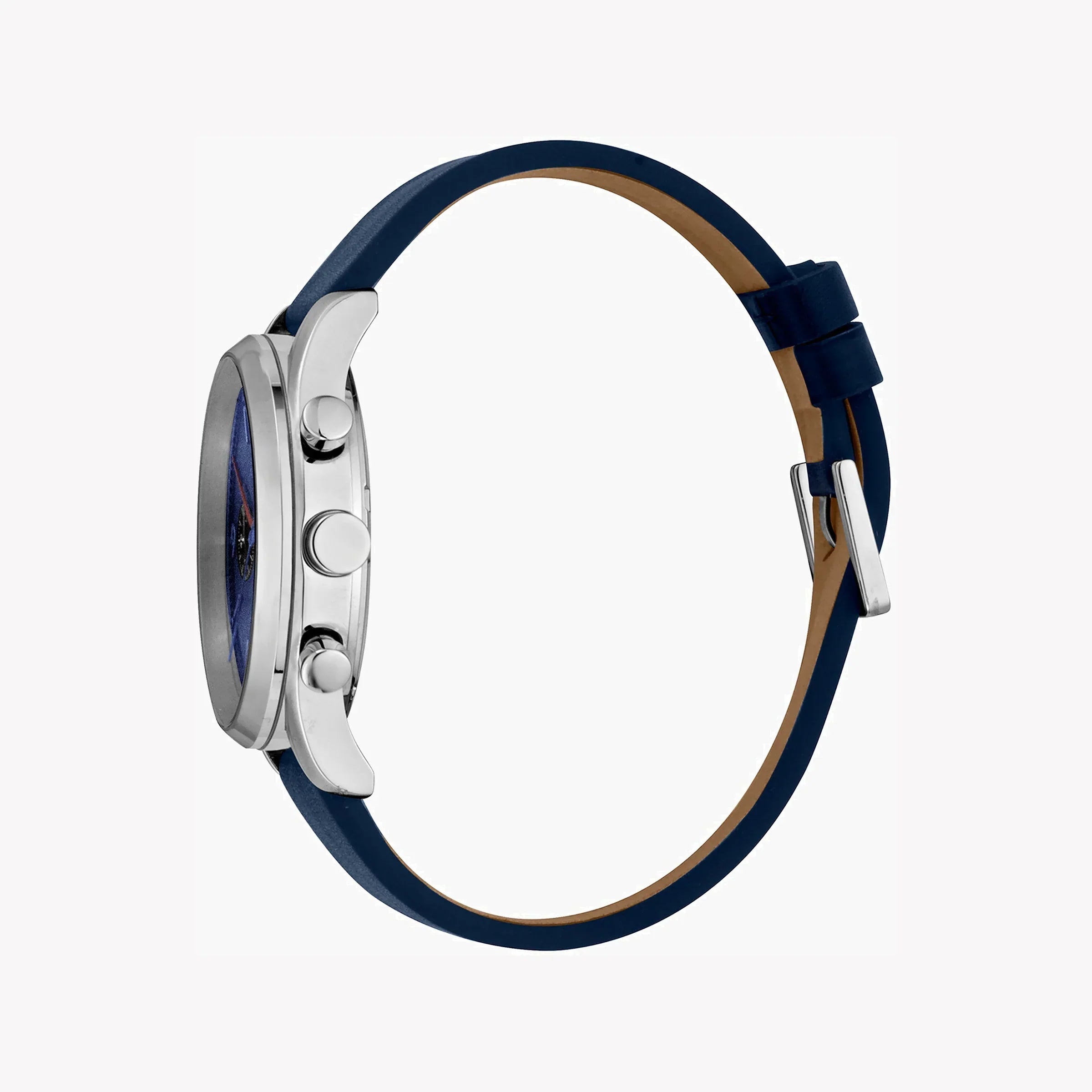 Esprit Men's Blue Leather Watch, Blue Dial | Es1g262m0085