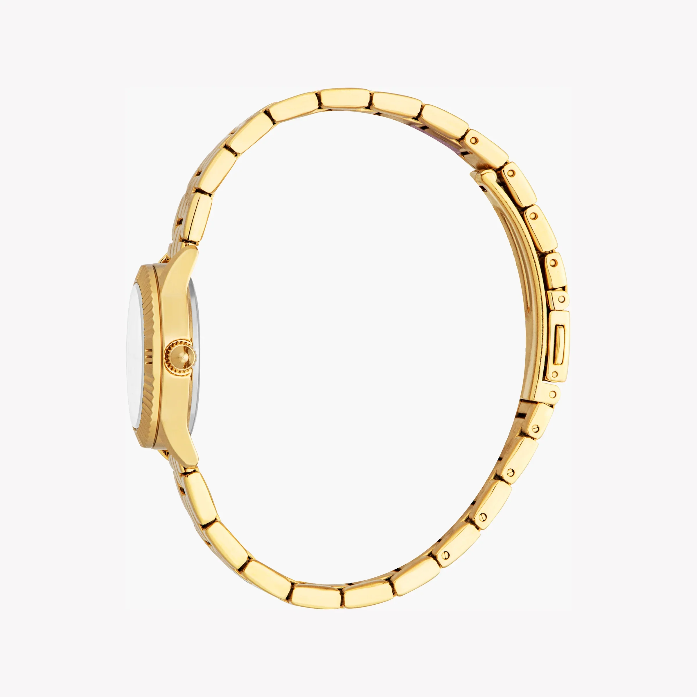 Just Cavalli Women's Gold Alloy Watch, Silver Dial | Jc1l328m0055