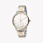 Just Cavalli Women's Silver & Rose Gold Watch, Silver Dial | Jc1l117m0095