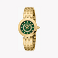 Just Cavalli Women's Gold Watch, Dark Green Dial | Jc1l314m0065