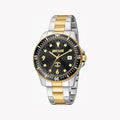 Just Cavalli Men's Two Tone Stainless Steel Watch, Black Dial | Jc1g246m0085
