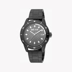 Just Cavalli Men's Black Stainless Steel Watch, Gray Dial | Jc1g179m0085