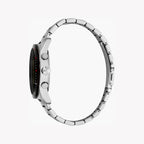 Just Cavalli Men's Silver Watch, Black Dial | Jc1g166m0075