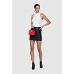 Mae Pink Satchel Vegan Cross Body Bag
