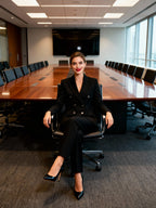 The Midnight Double-Breasted Executive Suit